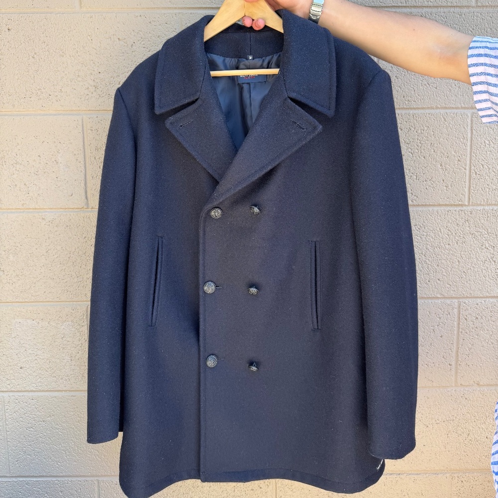 Saint James Galion pea coat, size medium fits large - Picture 3 of 13